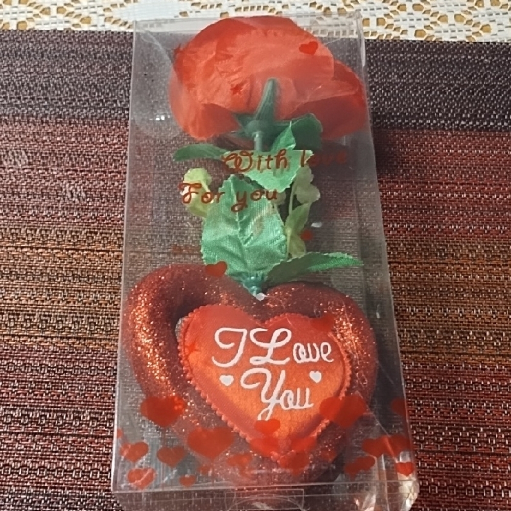 No Boundaries Red Heart and Rose Gift Set